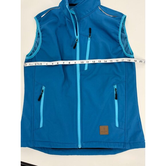 Little Donkey Andy Womens Softshell Vest Blue M Lightweight Windproof Water-Resi - Picture 12 of 14